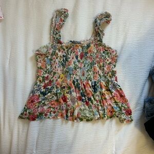Cute little floral top size S by Anthropologie